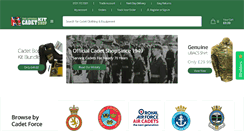 Desktop Screenshot of cadetkitshop.com